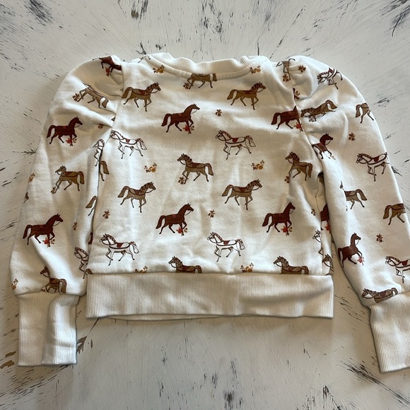 Janie and Jack Cropped Horse Shirt - Picture 4 of 4